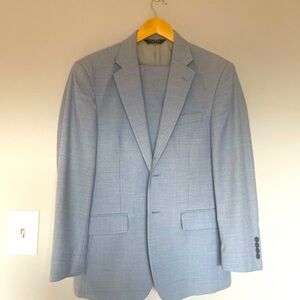 Jos. A. Bank Light Blue Suit with Tailored Design